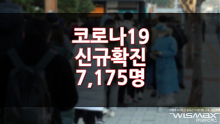 코로나19 신규확진 7,175명! 위중증 환자 840명?!