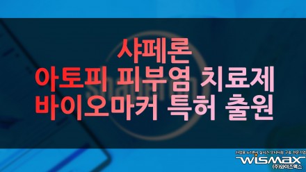 샤페론, 아토피 피부염 치료제 바이오마커 특허 출원