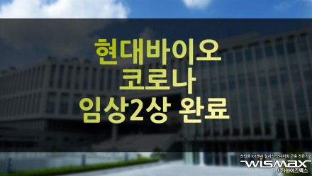 현대바이오 코로나 임상2상 완료