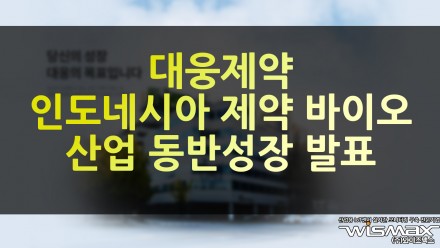 대웅제약 인도네시아 제약·바이오 산업 동반성장 비전 발표