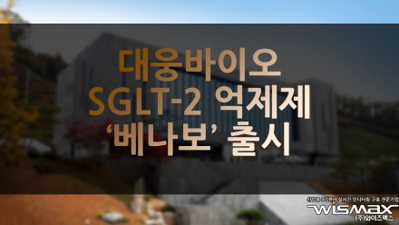 대웅바이오, SGLT-2 억제제 '베나보' 출시