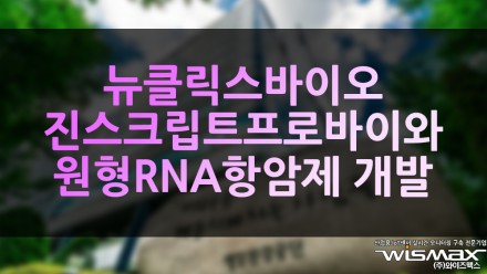 뉴클릭스바이오, 진스크립트프로바이오와 원형 RNA 항암제 개발
