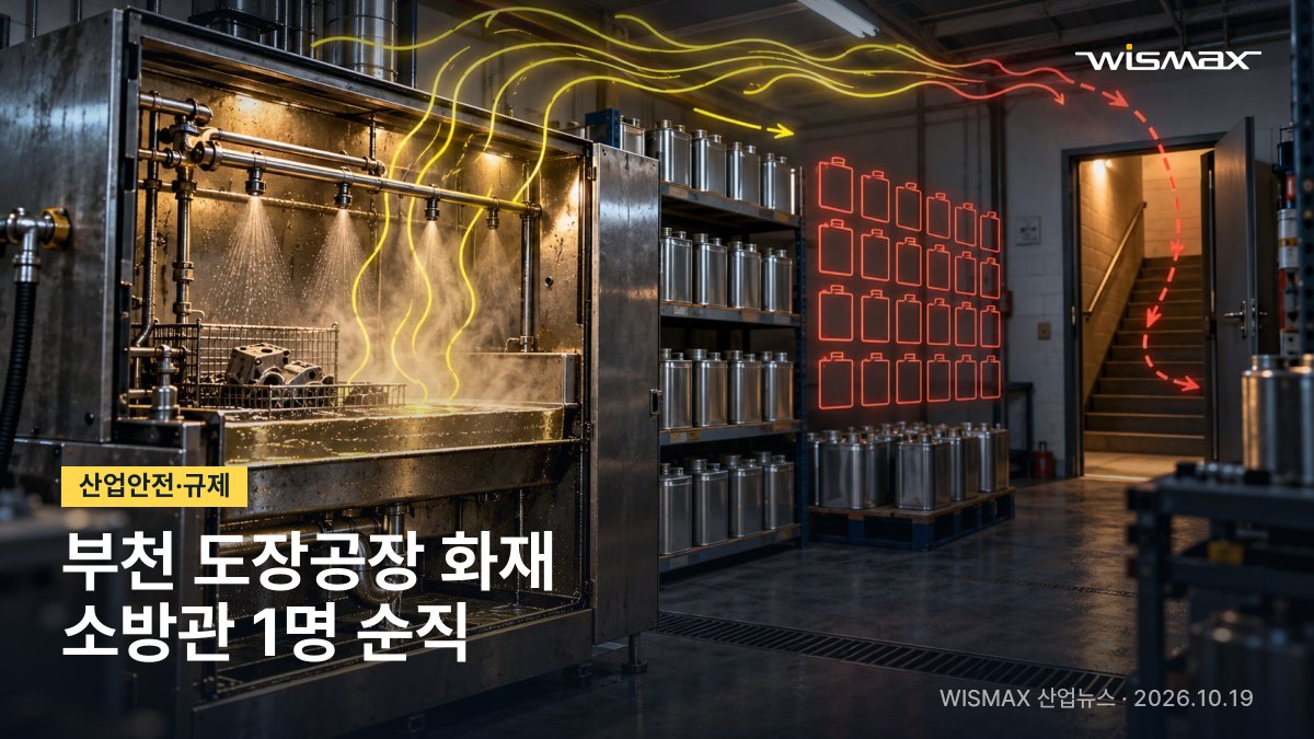 부천 도장공장 화재로 소방관 순직…인화성 물질 용기 180여 통 조사