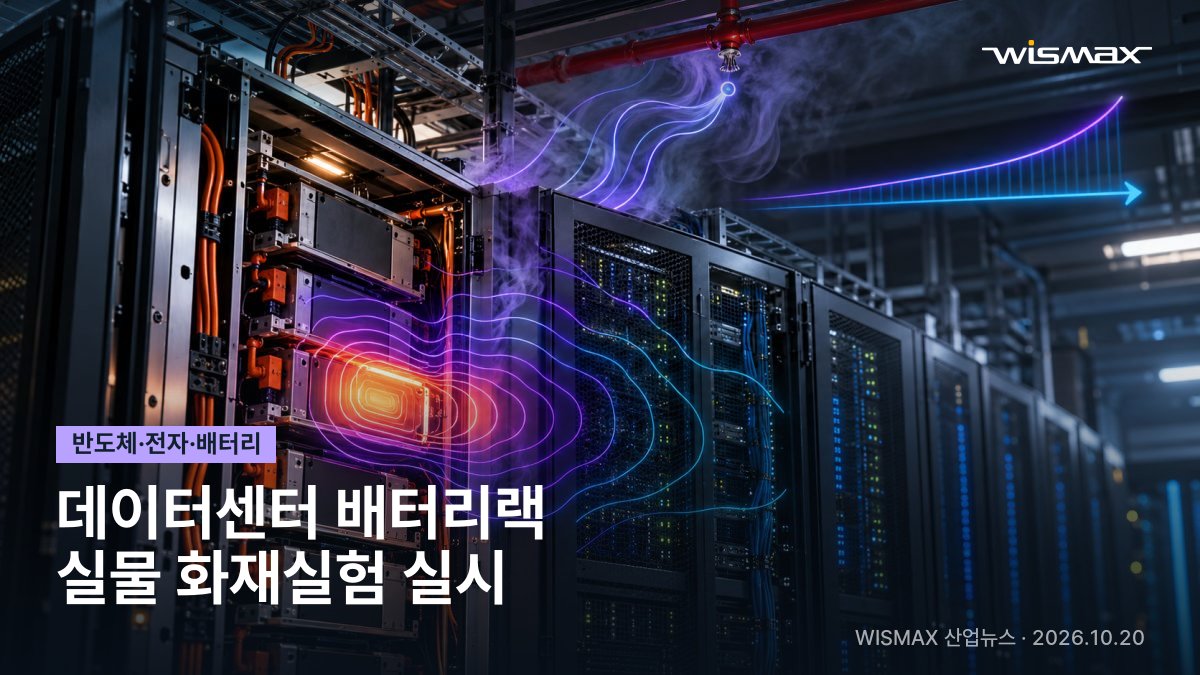 국립소방연구원, 데이터센터 배터리랙 실물 화재실험 실시