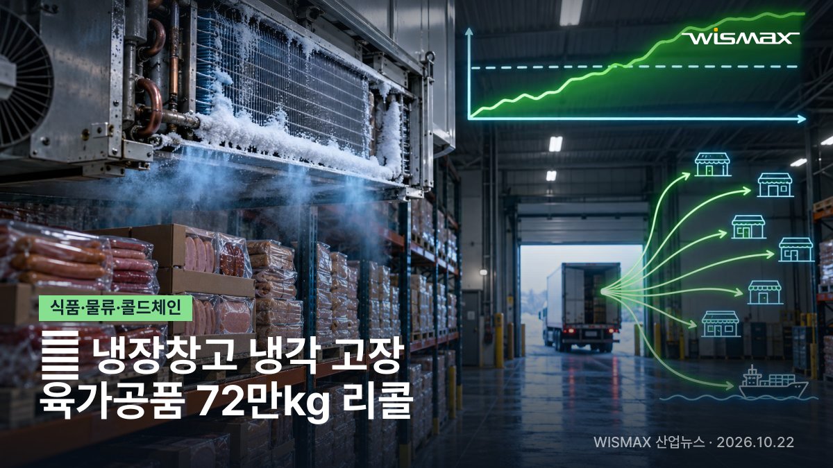 미국 냉장창고 냉각 고장으로 육가공품 72만㎏ 리콜