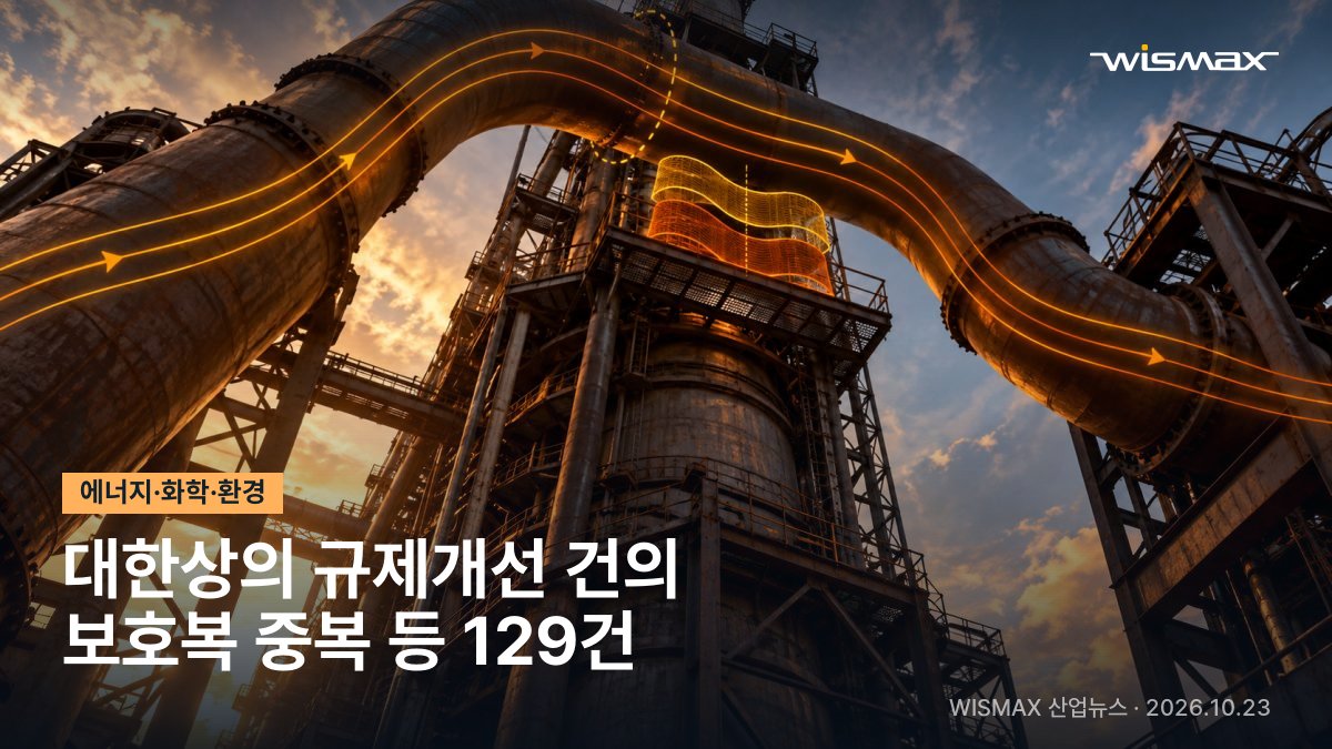 대한상의, 화관법·산안법 보호복 중복 등 규제개선 129건 건의