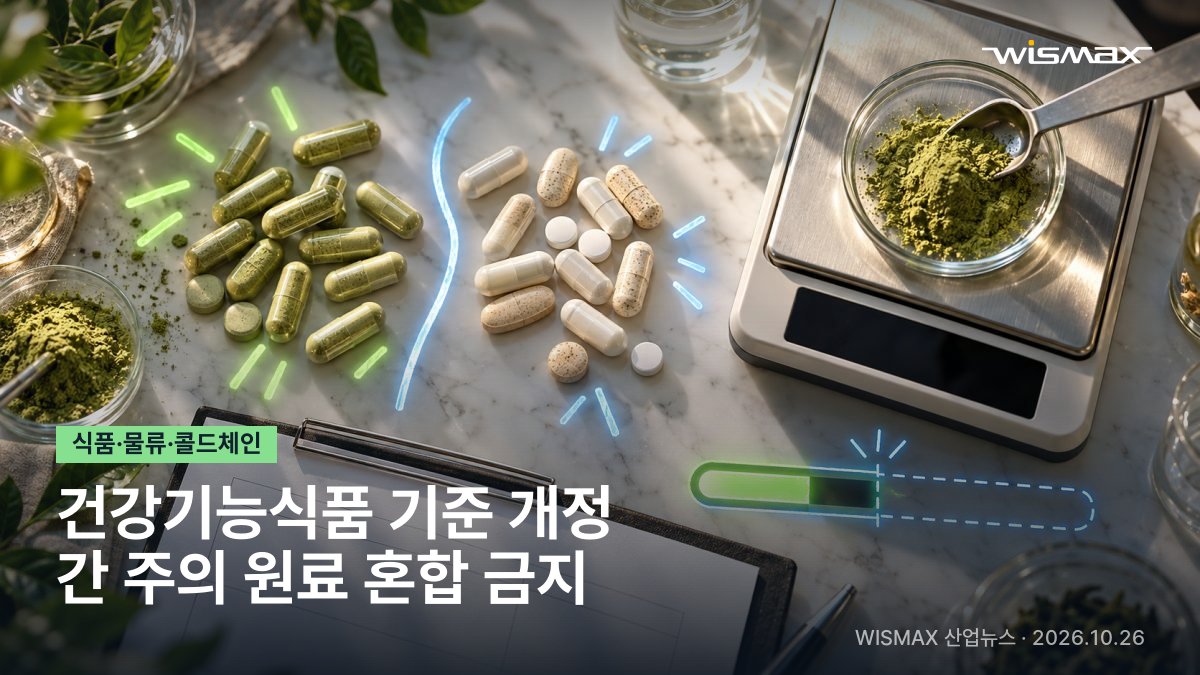 건강기능식품 간 주의 원료끼리 혼합 금지…식약처 행정예고