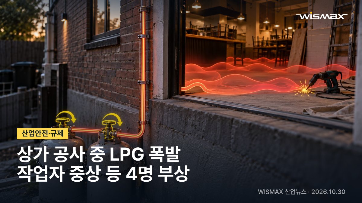 인천 검단 상가 리모델링 중 LPG 폭발…작업자 등 4명 부상