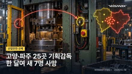 고양·파주 산재 사망 잇따라…노동부, 25개 사업장 기획감독
