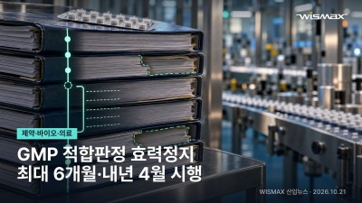 GMP 적합판정 최대 6개월 효력정지…허위 제조기록도 제재