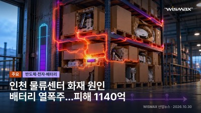 인천 물류센터 화재, 배터리 열폭주서 시작…재산피해 1,140억 원