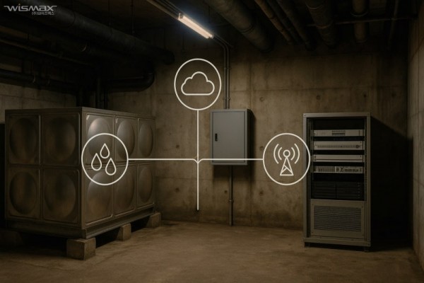 웨딩홀 지하 물탱크 수위 IoT 센서 모니터링 설치사례 이미지 4